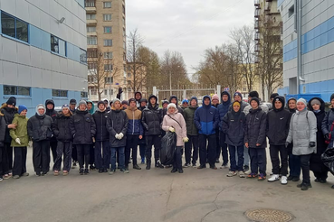 19 апреля 2024 года  спортсмены, тренеры и специалисты  сборных команд Ленинградской области  по водным видам спорта приняли участие в субботнике.