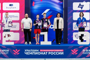 Сборная команда Ленинградской области успешно выступила на чемпионате России по синхронному плаванию в Екатеринбурге