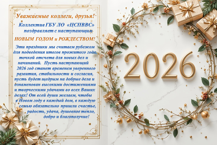 Поздравляем с наступающим Новым годом  и Рождеством !