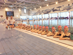 Торжественная церемония открытия в г. Кингисепп современного спортивного комплекса «Олимп» с тремя бассейнами.