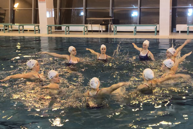 Тренировочное мероприятие по синхронному плаванию в рамках подготовки к первенству России г. Ивангород.