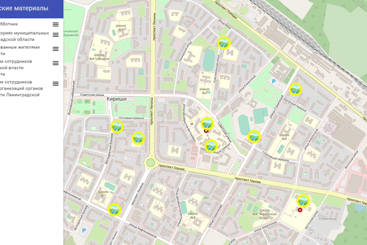 Все субботники Ленобласти — на интерактивной карте